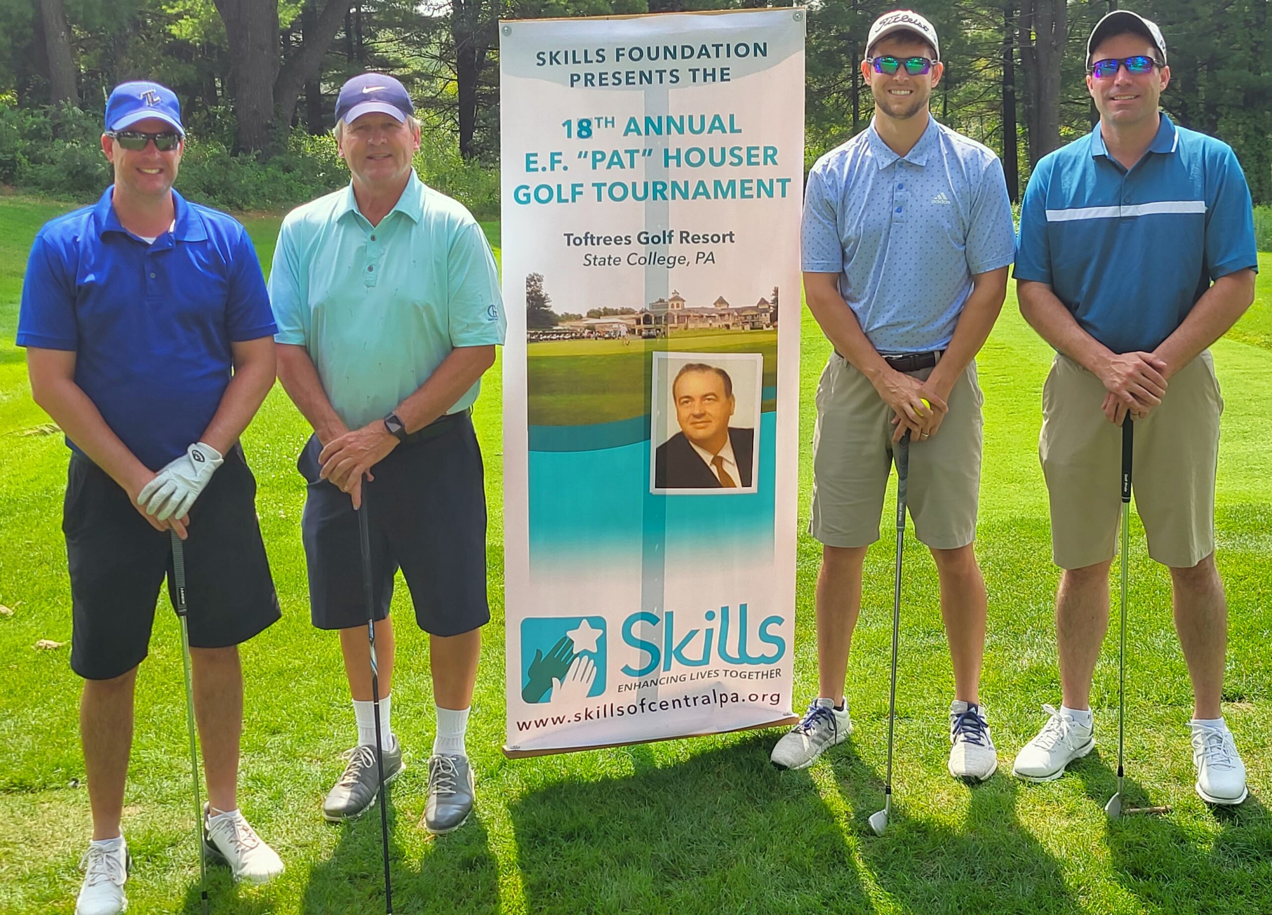 FNB Foursome Wins 18th Annual Pat Houser Golf Tournament; Skills Foundation Wins Big