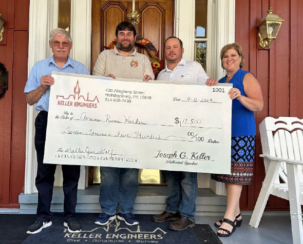 Keller Engineers’ 20th Annual Golf Outing & Picnic Raises $12,500 for American Rescue Workers